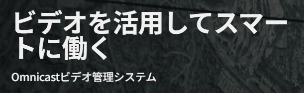 ビデオ監視システムイメージ